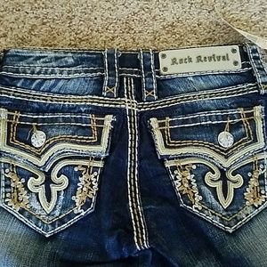 NWT Women's Rock Revival Kai Capri sz 24" waist